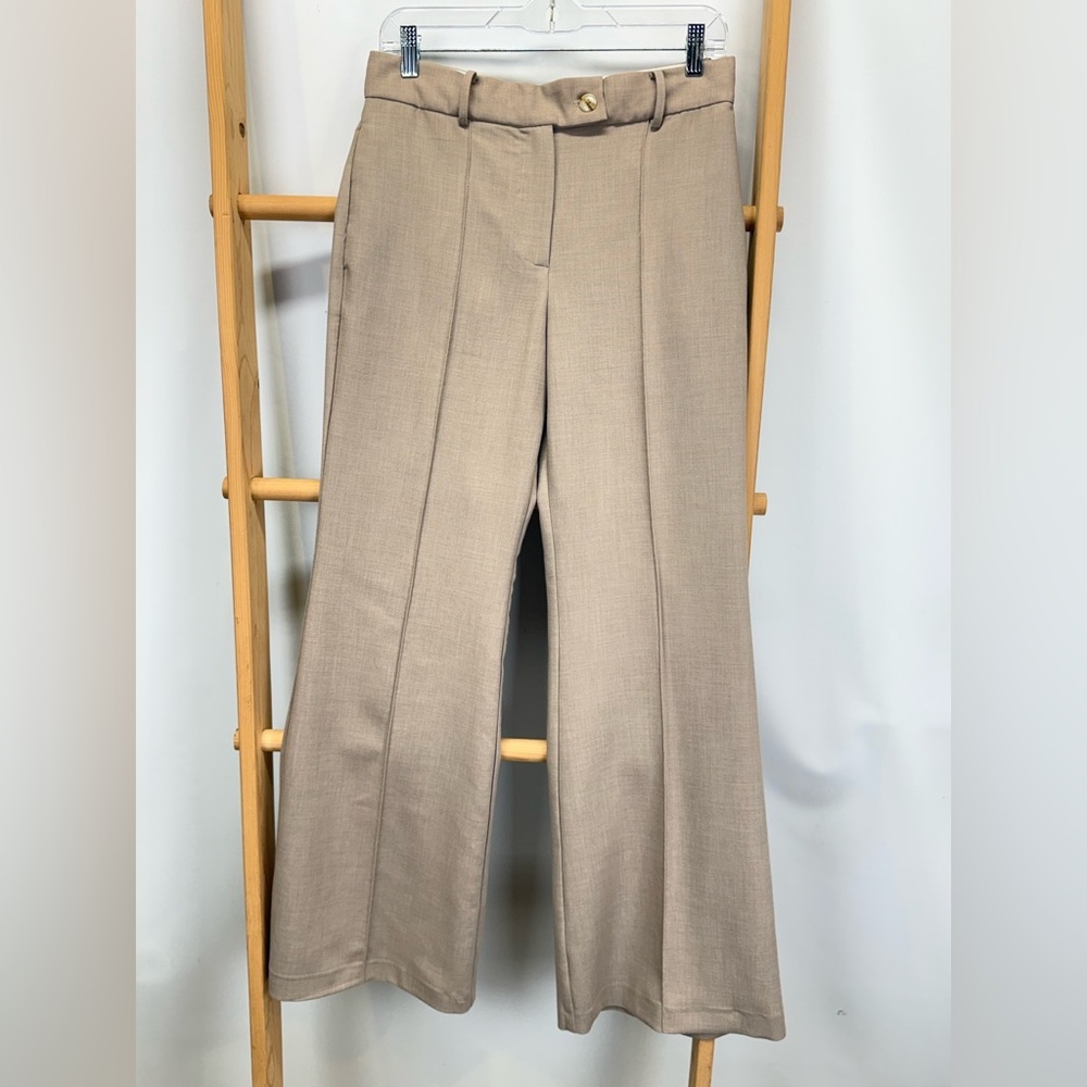 ASTR Tan mid rise flare CHASER dress pants size S